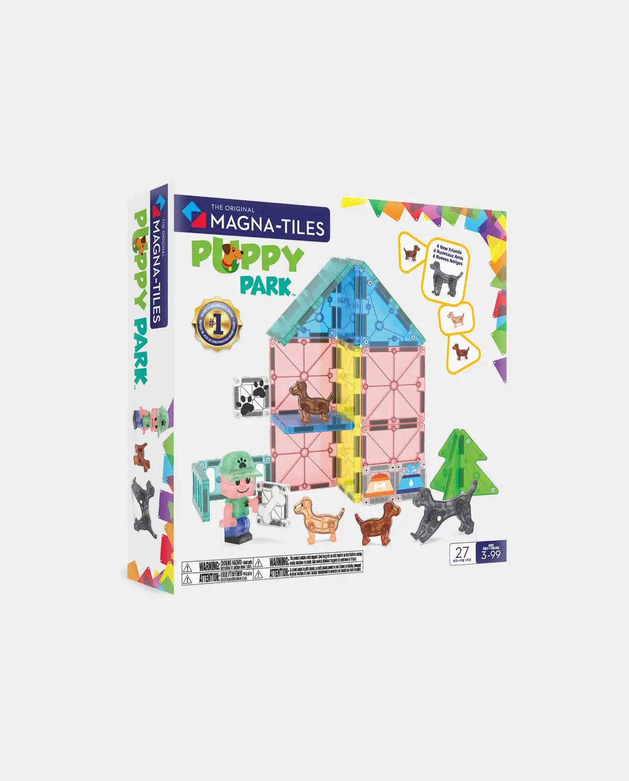 Magna-Tiles Puppy Park 27 pzas