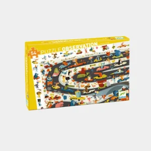Puzzle Observación Rally de Coche- Djeco