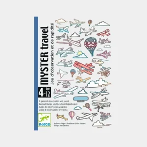 Juego Cartas Myster Travel Djeco