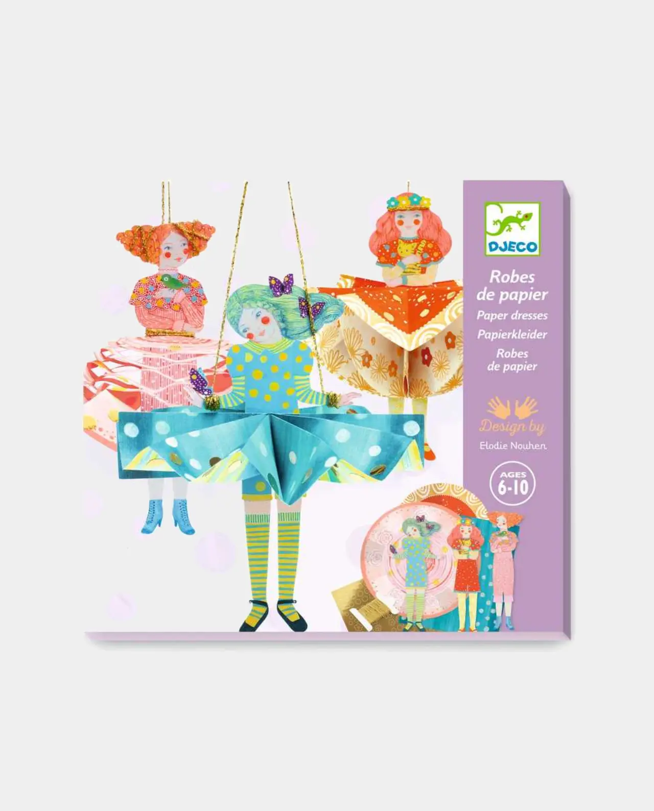 Papel Creativo Vestidos -Djeco